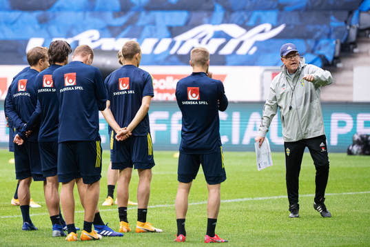 Head coach Janne Andersson of the Swedish national football