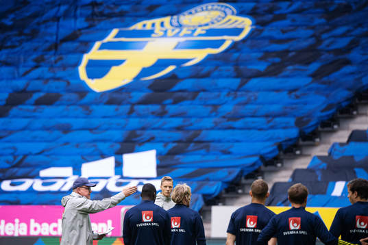 Head coach Janne Andersson of the Swedish national football