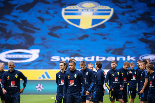 Robin Quaison of the Swedish national football team