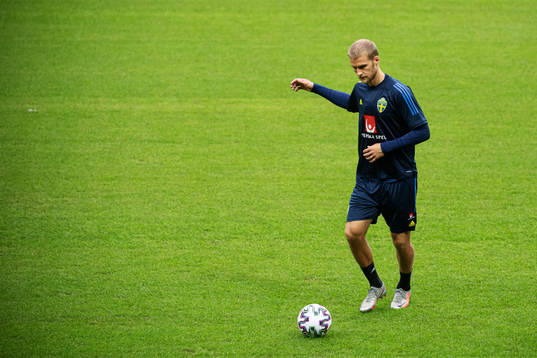 Sebastian Andersson of the Swedish national football team