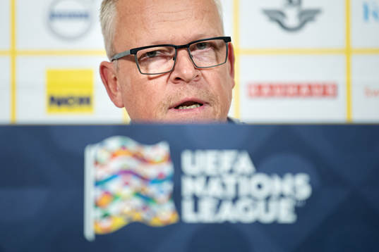 Head coach Janne Andersson of the Swedish national football
