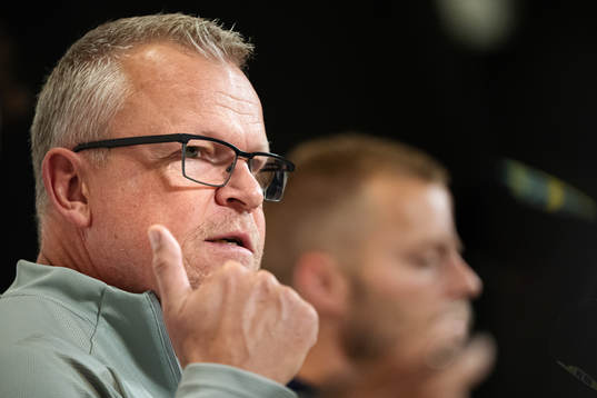 Head coach Janne Andersson of the Swedish national football