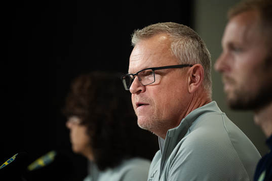 Head coach Janne Andersson of the Swedish national football