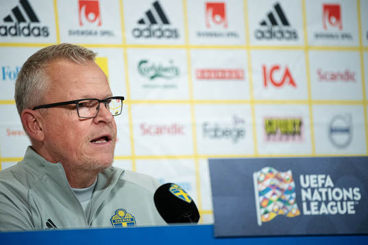 Head coach Janne Andersson of the Swedish national football