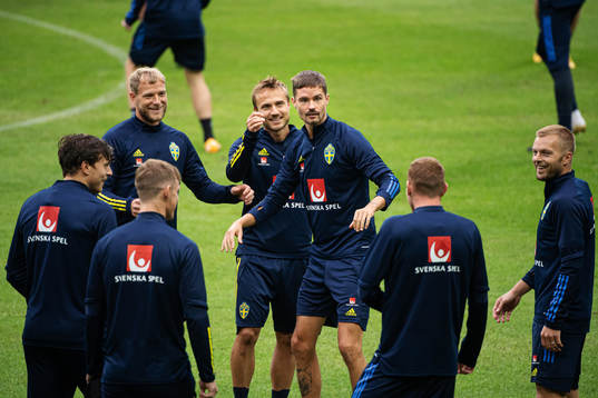 John Guidetti, Pierre Bengtsson, Mikael Lustig and