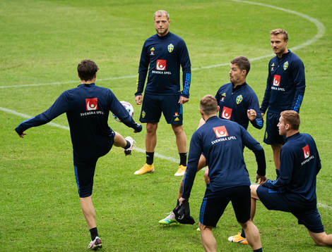 Victor Nilsson Lindelöf, John Guidetti, Emil Krafth,