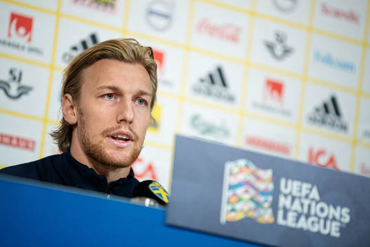 Emil Forsberg of the Swedish national football team