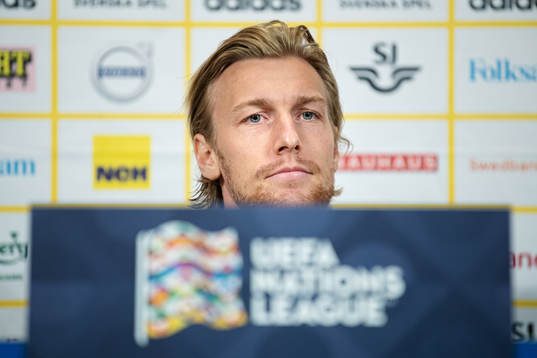 Emil Forsberg of the Swedish national football team