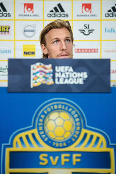 Emil Forsberg of the Swedish national football team