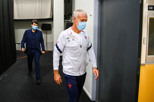 Head coach Didier Deschamps of the French national football