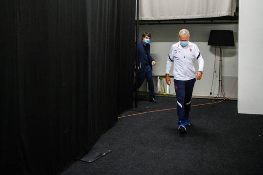 Head coach Didier Deschamps of the French national football