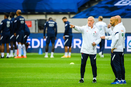 Bläddra bland fler bilder av Football, Nations League, France, training