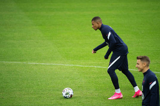 Kylian Mbappé of the French national football team