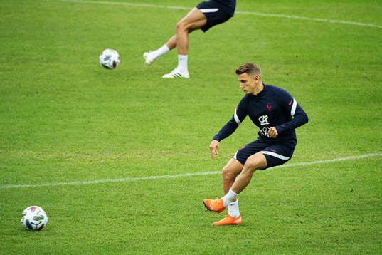 Lucas Digne of the French national football team