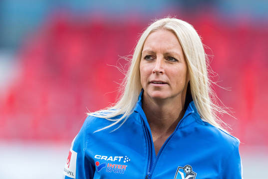 Växjös tränare Maria Nilsson