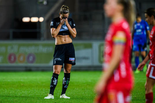 Växjös Jennie Nordin deppar