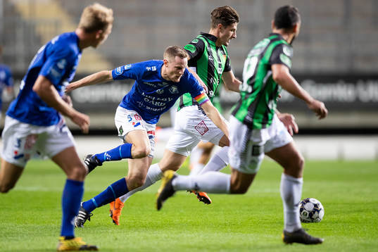 Trelleborgs Anton Tideman och GAIS Adnan Maric