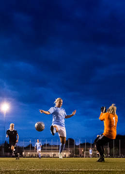 Malmö FFs Caroline Williamsdotter med en målchans mot