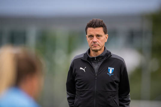 Malmö FFs tränare Fredrik Jahnfors