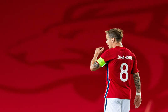 Stefan Johansen of Norway