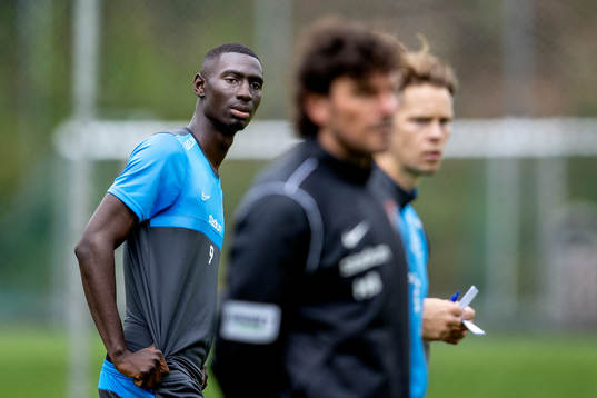 200904 Örgrytes nyförvärv Marokhy Ndione tränar med