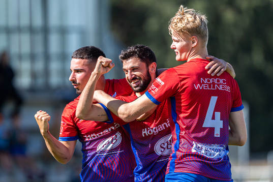 Bläddra bland fler bilder av Fotboll, Division 3 södra, Höganäs - Gnosjö