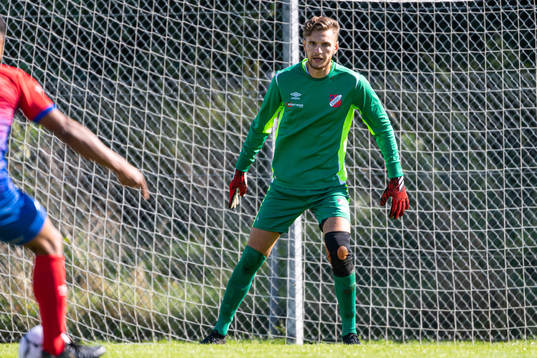 Höganäs målvakt Mirza Selimovic