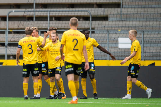 Elfsborgs spelare jublar