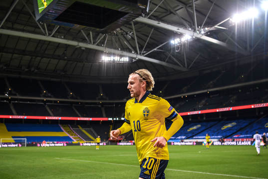 Emil Forsberg of Sweden