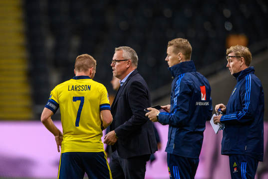 Assistant coach Peter Wettergren, head coach Janne