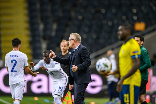 head coach Janne Andersson of Sweden