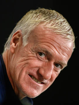 Head coach Didier Deschamps of France at a press conference