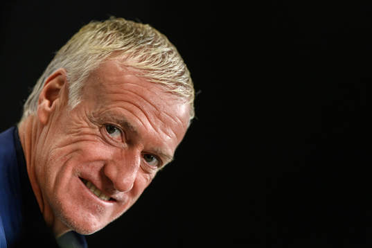 Head coach Didier Deschamps of France at a press conference