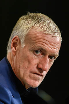 Head coach Didier Deschamps of France at a press conference