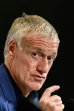 Head coach Didier Deschamps of France at a press conference