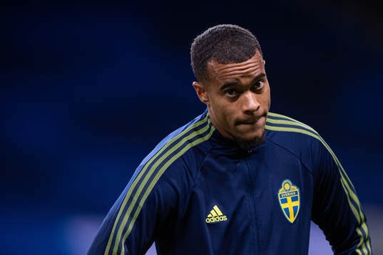 Robin Quaison of Sweden