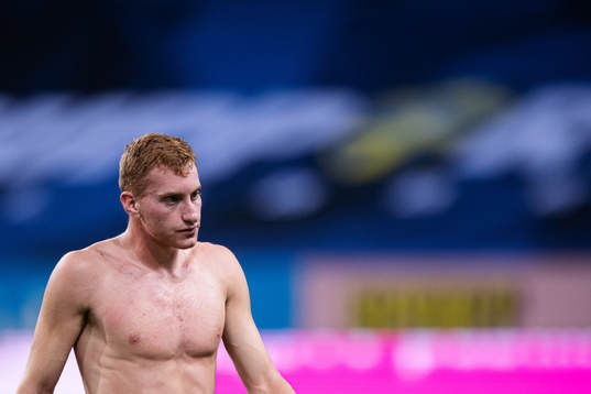 Dejan Kulusevski of Sweden looks dejected