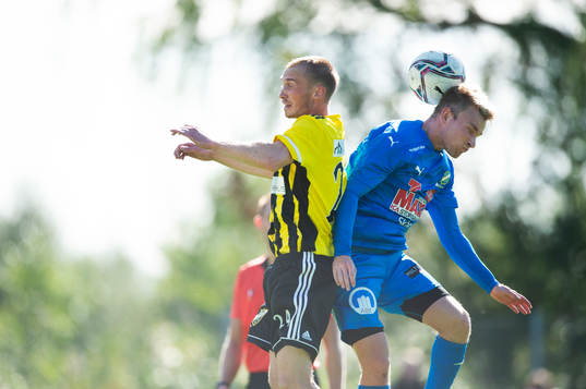 IFK Hässleholms Albin Nilsson i matchen mellan Nosaby IF