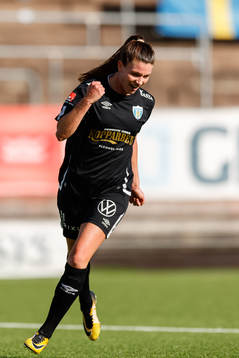 Göteborgs Pauline Hammarlund jublar