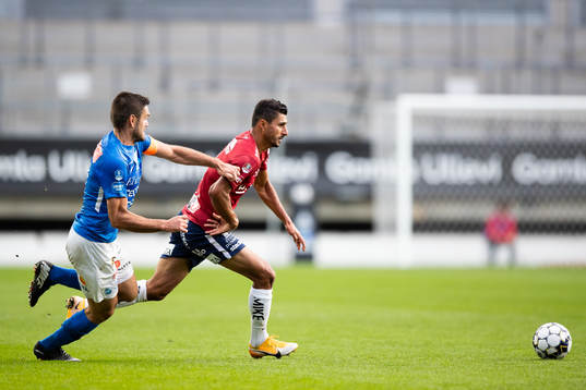 Norrbys Ivo Pekalski och Örgrytes Ailton Jose Almeida