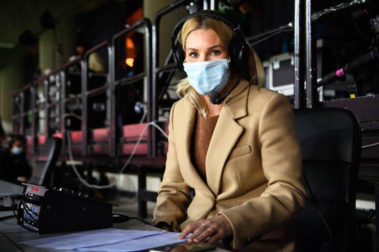 Hanna Marklund of Swedish broadcaster TV4