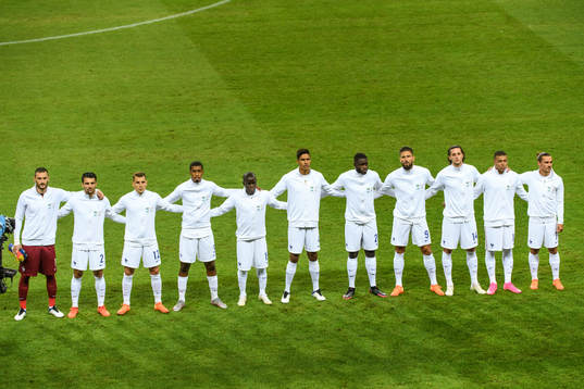 Line up of France
