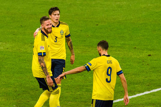 Pontus Jansson , Victor Nilsson Lindelöf and Marcus Berg