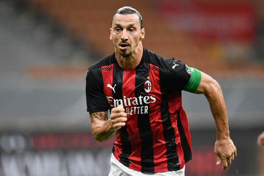Zlatan Ibrahimovic of Milan