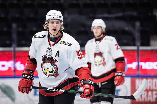 Malmö Redhawks Emil Sylvegård deppar