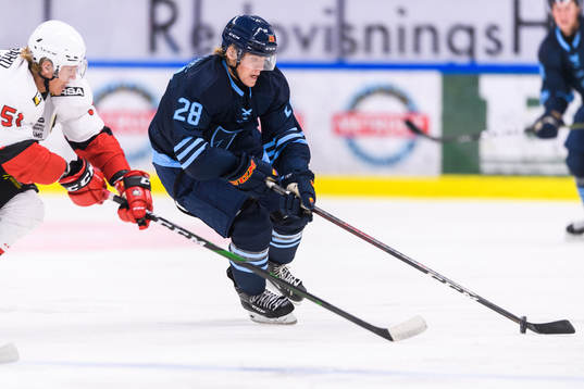 Malmö Redhawks Emil Sylvegård och Djurgårdens Oscar