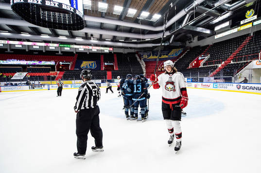 Malmö Redhawks Malte Setkov deppar
