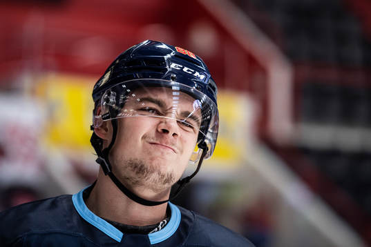 Djurgårdens Alexander Holtz deppar