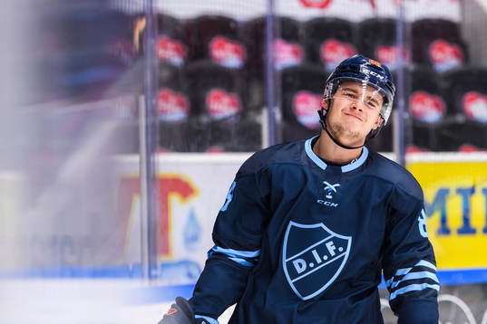Djurgårdens Alexander Holtz deppar
