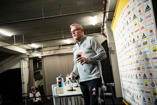 Head coach Janne Andersson of the Swedish national football